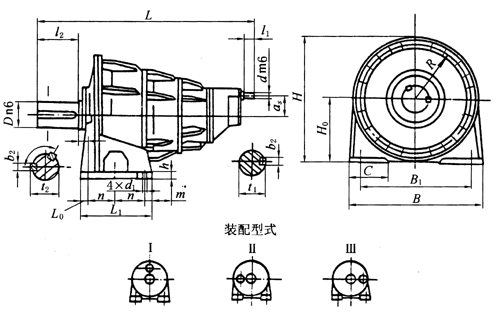 NCZD行星齒輪減速器參數(shù)